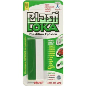 Plasti Loka Epóxica de 20 g - Ideal para Reparaciones Duraderas en Materiales Diversos