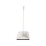 Recogedor de Plástico Lion Tools 0548 con Base Amplia de Polipropileno y Tira de Goma para Recolección Eficiente de Suciedad - Mango de PVC de 74 cm de Altura
