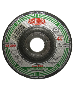 DISCO P/DESBASTE Y CORTE  4 1/2" PIEDRA