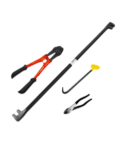 CORTA PERNO 14"+PINZA #8+GRIFA+AMARRADOR 1/2" KIT