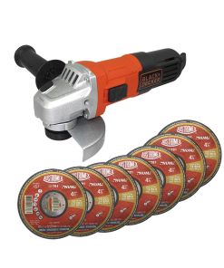 MINIESMERILADORA+DISCO DE CORTE A/INOXIDABLE4 1/2"