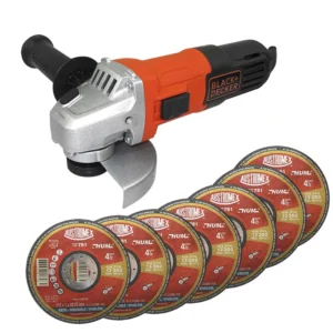 MINIESMERILADORA+DISCO DE CORTE A/INOXIDABLE4 1/2"