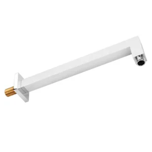 BRAZO P/REGADERA CUADRADO C/CHAPETON D/30CM LATON