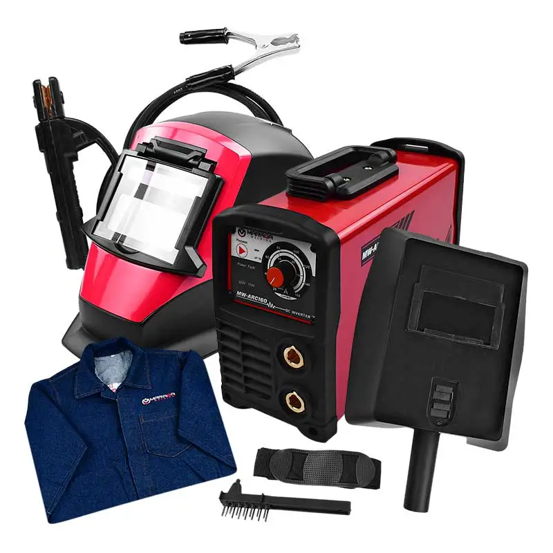 SOLDADORA MW-ARC160 110-220V 160AMP+CAMISOLA+CARET
