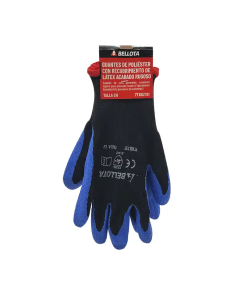 GUANTE LATEX USO RUDO AZUL CHICO  BELLOTA