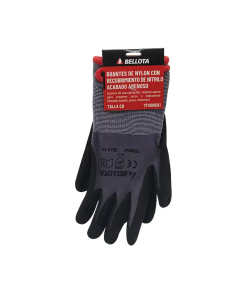 GUANTE NYLON NITRILO ARENOSO GRIS/NGO CHICO BELLOT