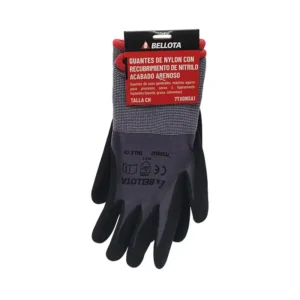 GUANTE NYLON NITRILO ARENOSO GRIS/NGO CHICO BELLOT