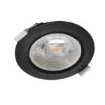 LAMPARA EMPOTR. 7W LED P/BOTE INTEGRAL NEGRO