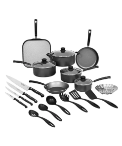 BATERIA P/COCINA DE 18 PZA Y JGO DE CUCHILLOS