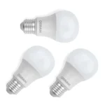 FOCO 8.5W TIPO.A19 LUZ FRIA E27 KIT 3PZ T/BULB