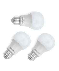 FOCO   8.5W TIPO.A19 LUZ FRIA E27 KIT 3PZ T/BULB