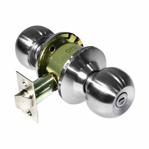 CERRADURA POMO  GAMMA BAÑO CROMO CAJA