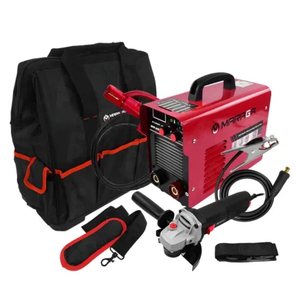 SOLDADORA INV ARC220+ESMERILADORA 850W+MALETA