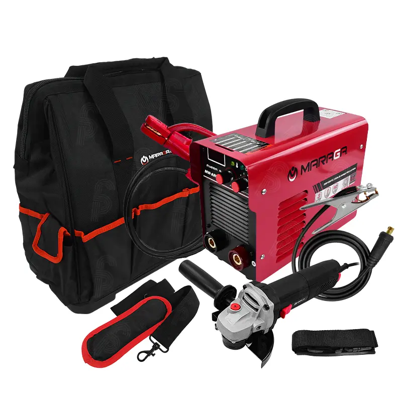 SOLDADORA INV ARC220+ESMERILADORA 850W+MALETA