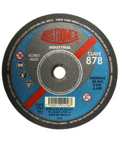 DISCO DE CORTE A/INOXIDABLE 9" X5/64X7/8 INDUSTRIA