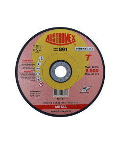 DISCO DE CORTE P/METAL  7"  PRECISO INDUSTRIAL