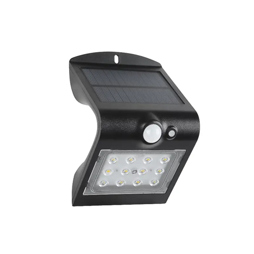 ARBOTANTE P/EXTERIOR LED 4W SOLAR C/SENSOR MOV
