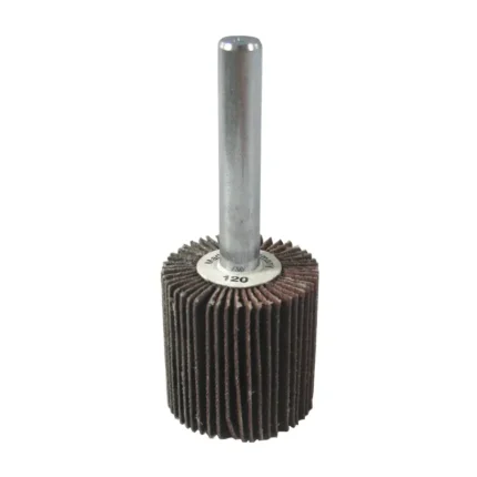 RUEDA FLAP C/VASTAGO G- 80 1" PULIDO METAL-MADERA