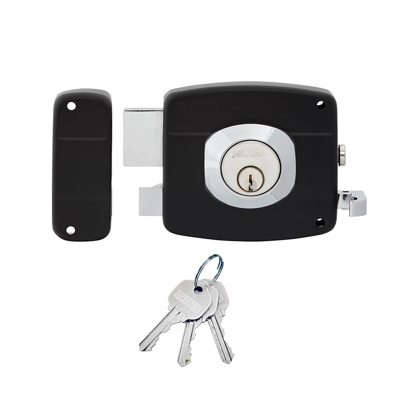CERRADURA SOBREPONER ALT/SEG IZQ 2BUL NEGRO