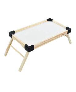 MESA PARA CAMA PLEGABLE MADERA/NEGRO TRAMONTINA
