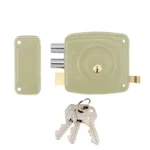 CERRADURA SOBREPONER ALT/SEG IZQ 2BUL BEIGE KWIKSE