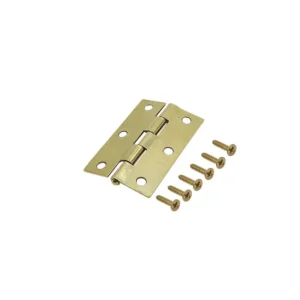 BISAGRA  2 1/2" DORADA C/TORNILLO FANAL