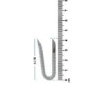 GRAPA P/PUA 9-34 GALV/CORRUGADA 1 1/2" DEACERO