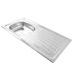 FREGADERO 100 X 50 P/EMPOTRAR 1 TINA DER A/INOX