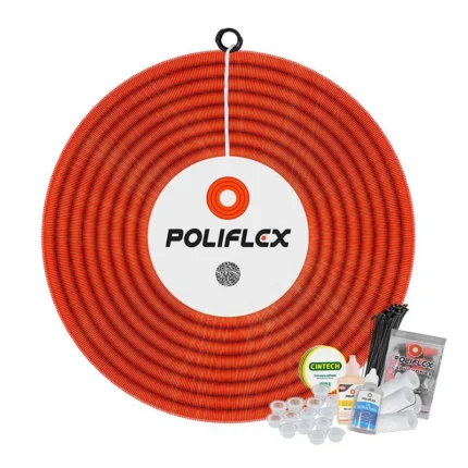 POLIFLEX  NARANJA     3/4" C/GUIA ROLLO  50 MTS