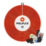 POLIFLEX NARANJA 3/4" S/GUIA ROLLO 50 MTS