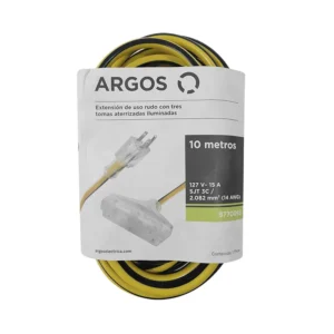 EXTENSION USO RUDO 3X14 ILUMINADA 10MT ARGOS
