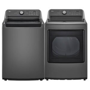 Combo de Lavadora y Secadora LG Carga Superior 25 kg WT25MT6HK.DT25MTGK – Tecnología avanzada con máxima capacidad