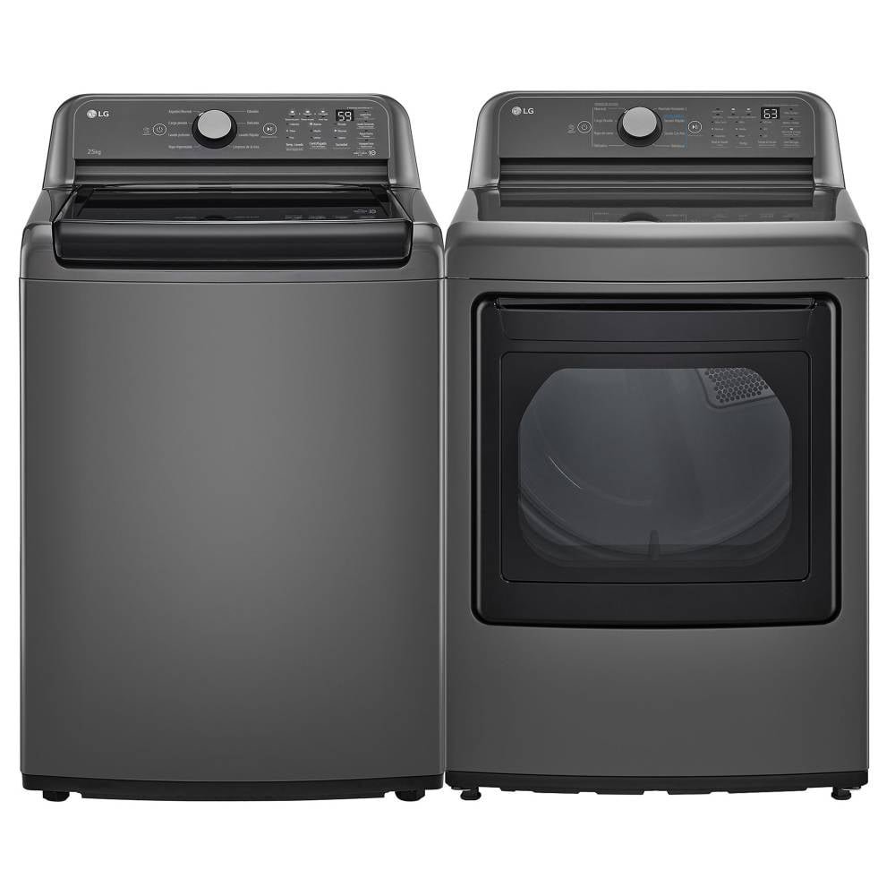 Combo de Lavadora y Secadora LG Carga Superior 25 kg WT25MT6HK.DT25MTGK – Tecnología avanzada con máxima capacidad