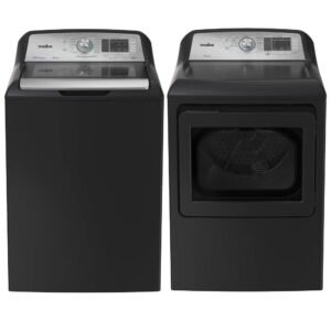 Combo de Lavadora y Secadora Mabe 25 kg Diamond Gray LMS75201SMG17S8 – Gran capacidad y diseño premium