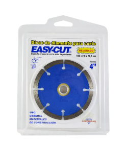 DISCO DE DIAMANTE  4"  SEGMENTADO EASYCUT AZUL