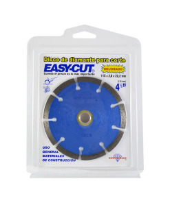 DISCO DE DIAMANTE  4 1/2"  SEGMENTADO EASY CUT AZU