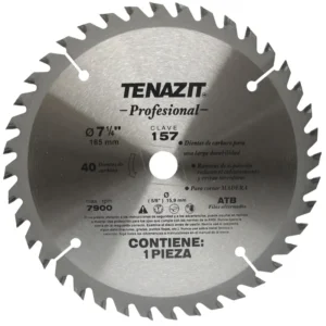 SIERRA CIRCULAR METAL 7 1/4" P/CORTE MADERA 40 DTE