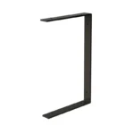 MENSULA NEGRA 40X25CM DECORATIVA BRACKET DOBLE