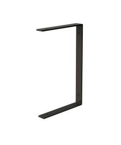 MENSULA NEGRA  40X25CM DECORATIVA BRACKET DOBLE