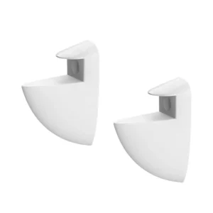 CLIPS P/REPISA DE MADERA DE 16MM 2PZ 5.5X2.5CM BCO