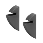 CLIPS P/REPISA DE CRISTAL DE 6MM 2PZ 5.5X6CM GRS