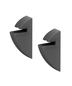 CLIPS P/REPISA DE CRISTAL DE 6MM 2PZ 5.5X6CM GRS