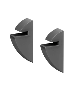 CLIPS P/REPISA DE CRISTAL DE 9MM 2PZ 5.5X6CM GRS