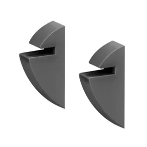 CLIPS P/REPISA DE CRISTAL DE 9MM 2PZ 5.5X6CM GRS