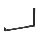 MENSULA NEGRA 15X30CM DECORATIVA BRACKET L