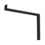 MENSULA NEGRA 15X30CM DECORATIVA BRACKET UP