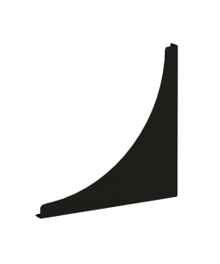 MENSULA NEGRA 19X19CM DECORATIVA SOPORTE ELITDELTA