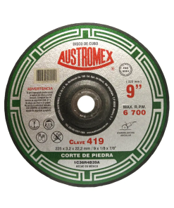DISCO P/DESBASTE Y CORTE  9" PIEDRA