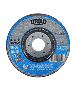 DISCO DE CORTE P/METAL 4 1/2" 3/32X7/8 TYROLIT