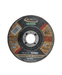 DISCO P/DESBASTE  4 1/2" ALUMINIO AUSTROMEX